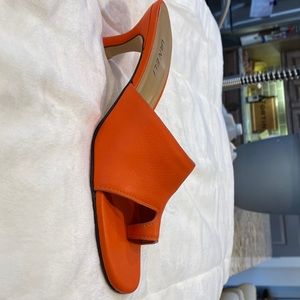 Vaneli orange sandals. Like new. Worn once. Excellent condition